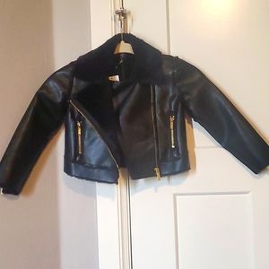 Brand new with tags kids Imoga black motorcycle jacket